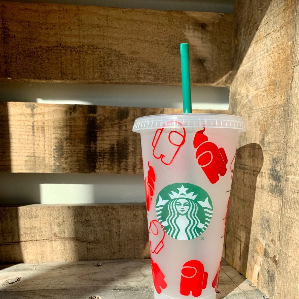 Among Us Christmas Starbucks Cup